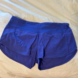 Royal blue lulu speed up short size 6